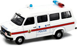 Tiny HK Diecast 1:76 1980's Transit Mk2 Police, Hong Kong 65421