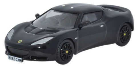 Oxford Diecast 1:76 Lotus Evora Black 76LEV002 - Roads And Rails