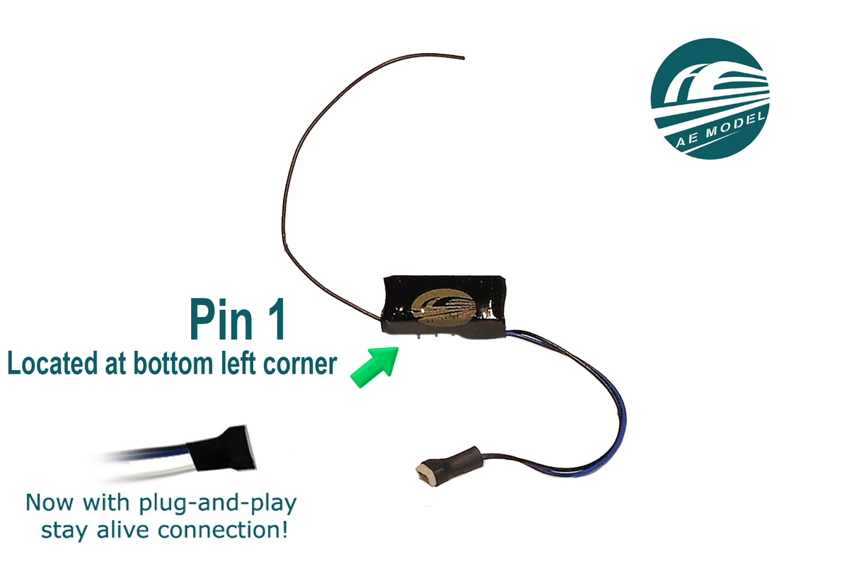 AE Models Nano 8-Pin Direct 4fn Decoder With Stay Alive Socket AED-8PD ...