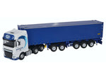 Oxford Diecast 1:76 DAF XF Maritime, Euro 6 D-Tec Combi Trailer And Container 76DXF001