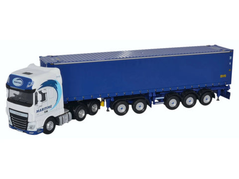 Oxford Diecast 1:76 DAF XF Maritime, Euro 6 D-Tec Combi Trailer And Container 76DXF001