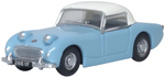 Oxford Diecast 1:76 Austin Healey Frogeye Sprite Iris Blue 76AHF002 - Roads And Rails