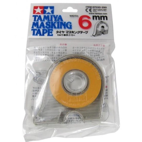 Tamiya Masking Tape Dispenser And Tape 6mm - Roads And Rails